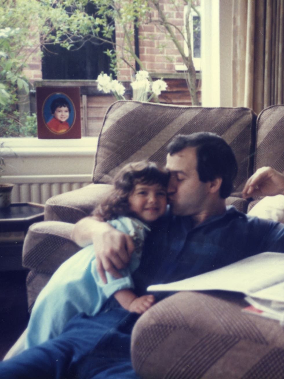 <p>I just love my dad. He's calm, laid-back and reliable but also cool and very funny. This is my favourite picture of us together. (Am I wearing a denim onsie?!) - Hannah Swerling, Commissioning Editor</p>