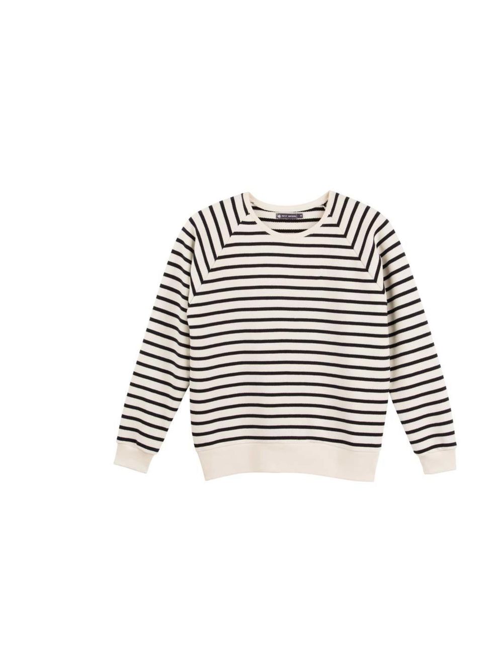 <p>Designer Phoebe Sing will pair this simple breton with an a-line skirt and lace-up ankle boots.</p><p><a href="http://www.petit-bateau.co.uk/e-shop/product/34295/4N9/women-s-sailor-striped-sweatshirt-in-brushed-fleece.html">Petit Bateau</a> sweatshirt,