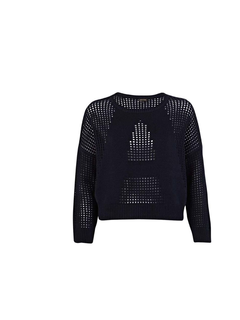 <p>River Island is my go-to for statement pieces that channel the key new season trends.</p><p>- Sarah Bonser, Fashion Assistant</p><p><a href="http://www.riverisland.com/women/knitwear/jumpers/Navy-mesh-panel-cropped-jumper-636308">River Island</a> jumpe