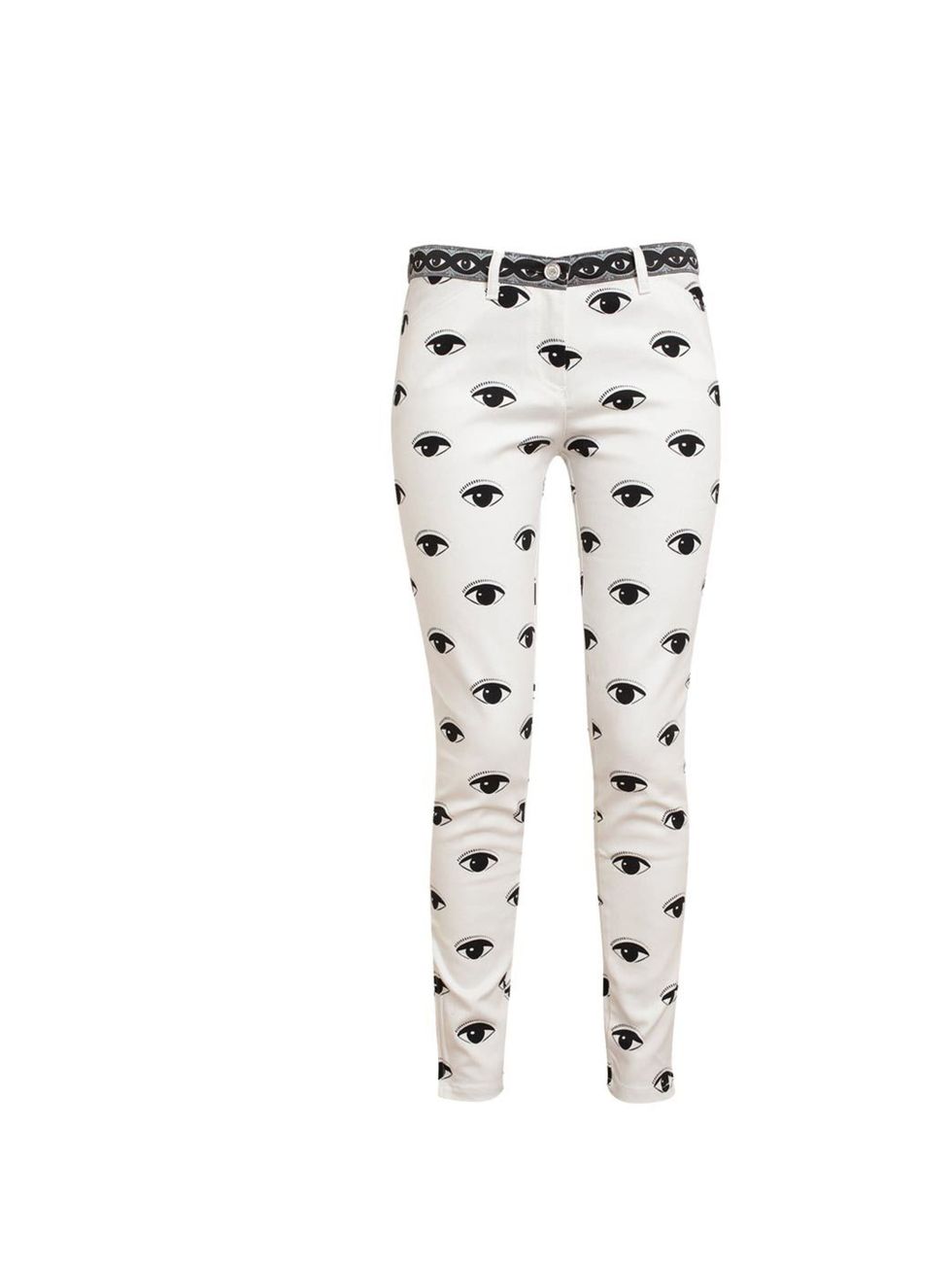 <p>Kenzo eye-print jeans, was £260 now £155, at <a href="http://www.brownsfashion.com/product/03K232710002/298/eye-printed-denim-jeans">Browns Fashion</a></p>