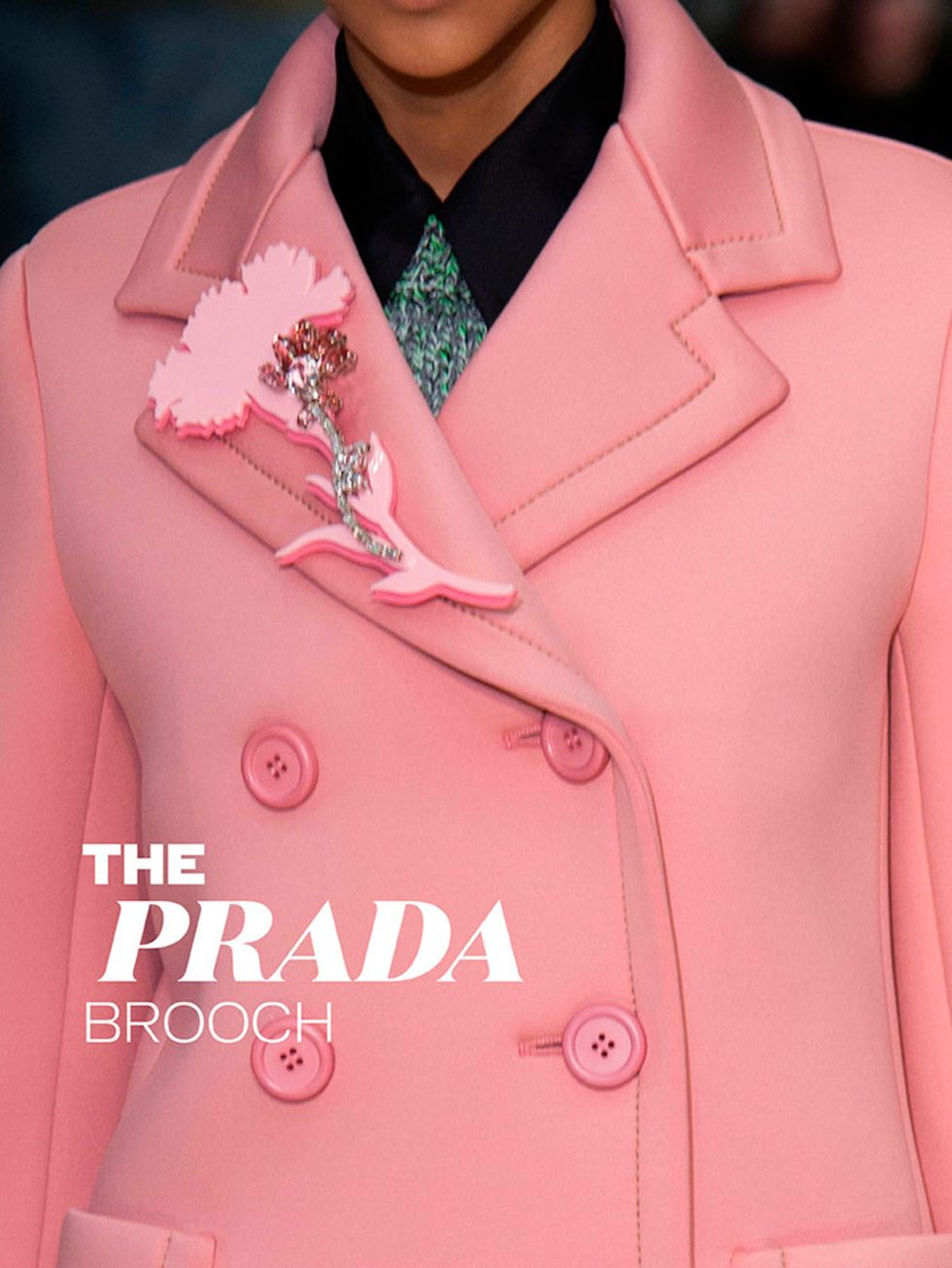 <p>The <a href="http://www.elleuk.com/fashion/news/prada-show-review-autumn-winter-2015-milan-fashion-week" target="_blank">Prada</a>&nbsp;brooch &ndash; This is the game-changer accessory. Add it to any item of clothing and you&rsquo;ll be in the autumn/