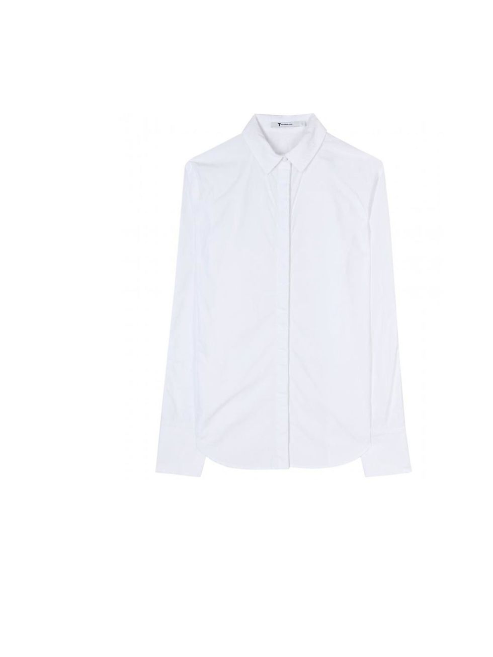 <p>T by Alexander Wang button-down shirt, £146, at <a href="http://www.mytheresa.com/uk_en/cotton-poplin-and-pique-button-down-shirt.html">mytheresa.com</a></p>