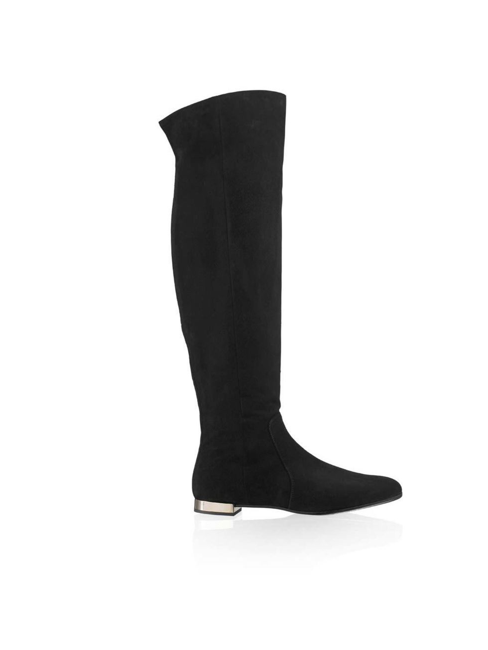 <p>Fashion Director Anne-Marie Curtis wears her over-the-knee boots with skirts; they're a great alternative to black tights as the weather turns ever cooler!</p><p>Russell &amp; Bromley boots, £345</p>