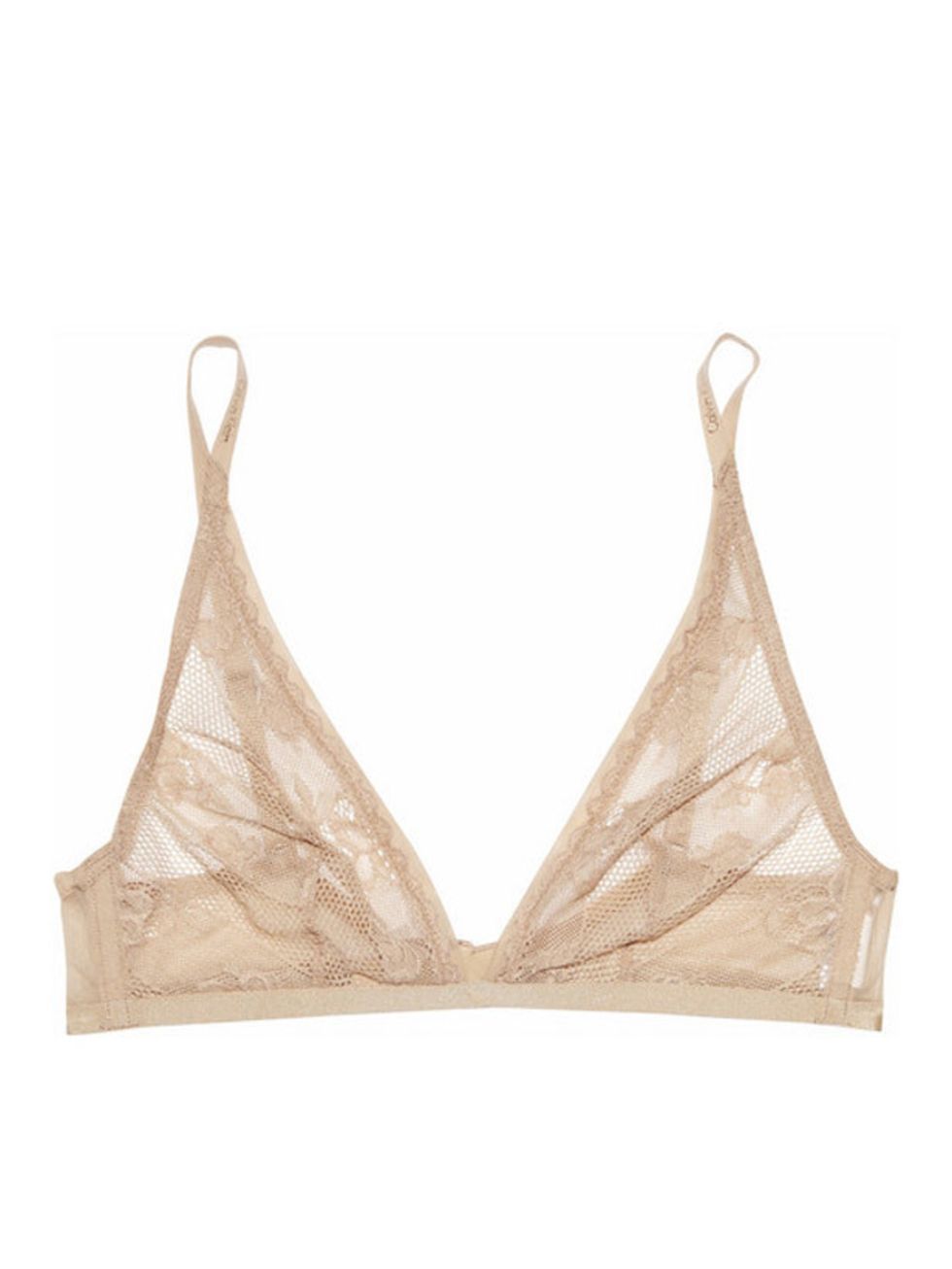 <p>Calvin Klein Underwear nude lace bra, £34, at <a href="http://www.net-a-porter.com/product/187715">Net-a-Porter</a></p>