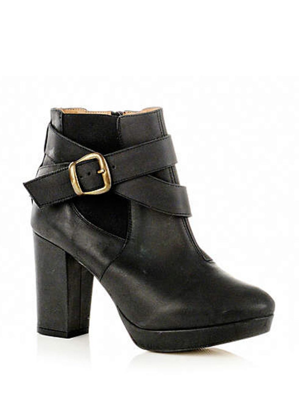 <p><a href="http://www.riverisland.com/Online/women/shoes--boots/ankle-boots/black-strap-ankle-boots-615172">River Island</a> black ankle boots, £75</p>