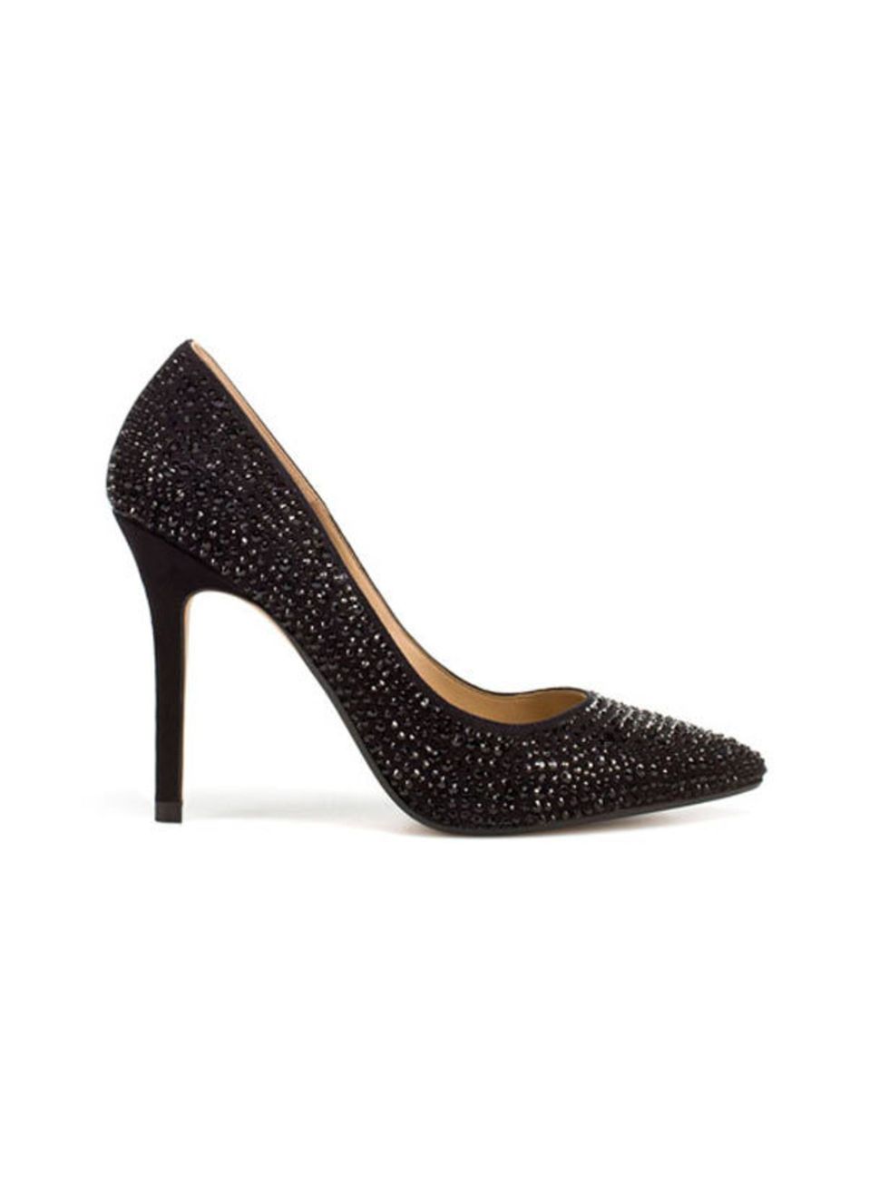 <p><a href="http://www.zara.com/webapp/wcs/stores/servlet/product/uk/en/zara-I2011/131002/677503/SPARKLE%2BCOURT%2BSHOE">Zara</a> sparkle court shoe, £59.99</p>