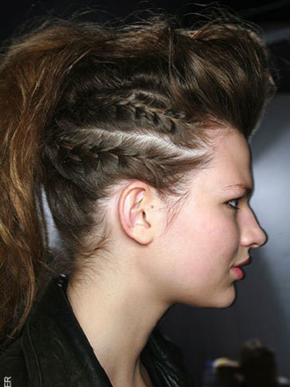 <p><a href="http://www.elleuk.com/beauty/hair/hair-trends/%28section%29/Plaits">Plaits</a> are an easy way to instantly update your hair for winter. Small braids (at the front or sides) will add edge to your look and nod to the 1990s <a href="http://www.e