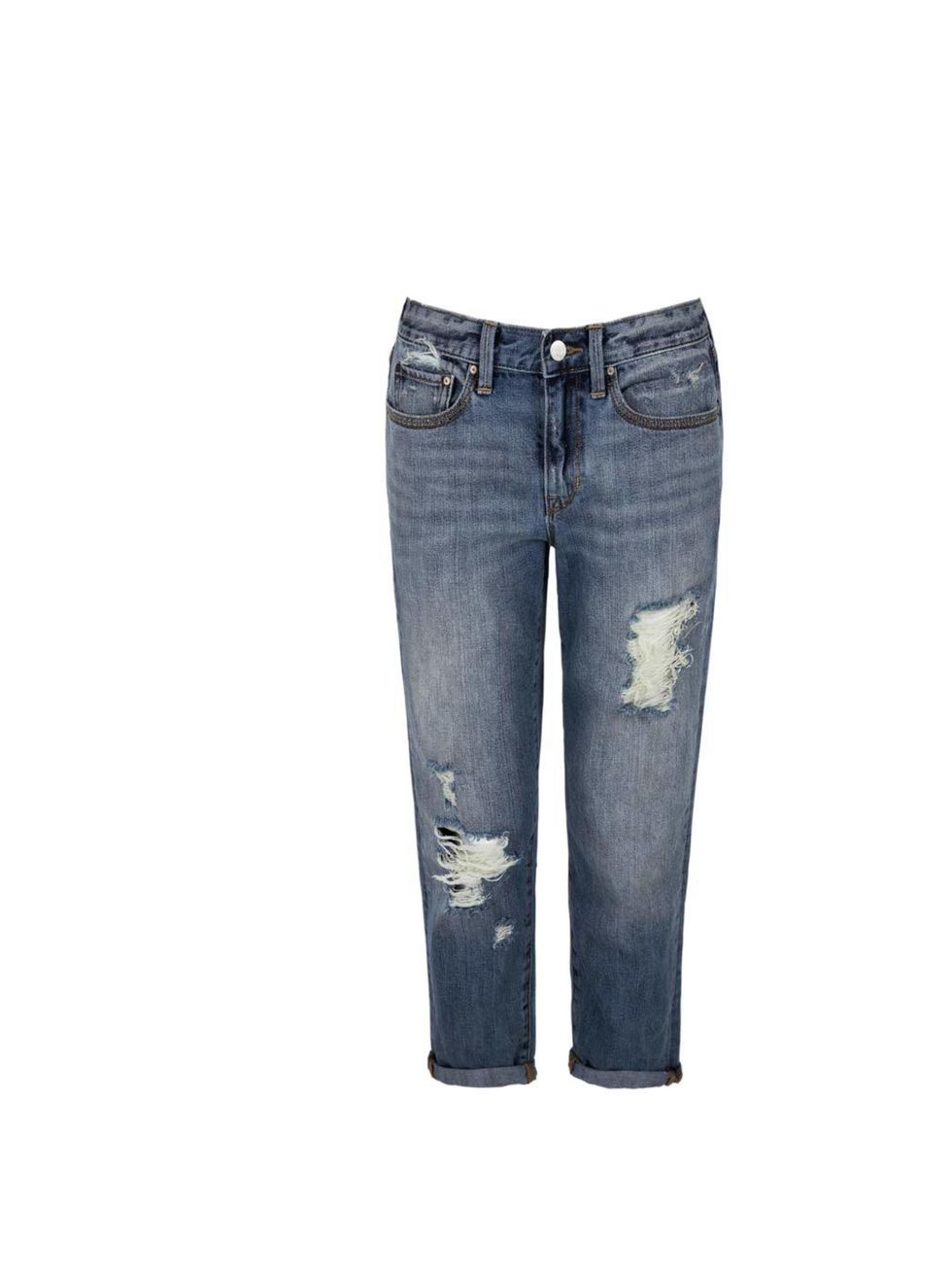 <p>These boyfriend jeans are really well cut; I've already bought them in indigo selvage, and now I'm after a mid-blue pair for summer.</p><p>- Donna Wallace, Accessories Editor</p><p><a href="http://www.gap.co.uk/browse/product.do?cid=57396&vid=1&pid=000