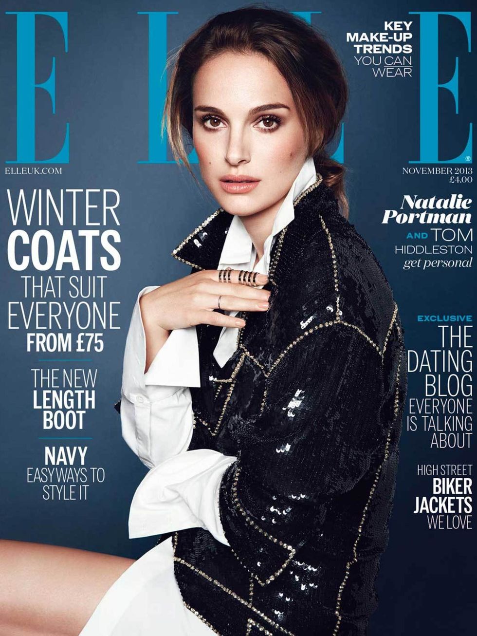 <p>Natalie Portman on the ELLE cover</p>
