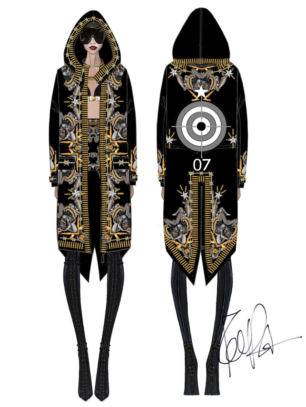 <p>Givenchy Haute Couture by Riccardo Tisci for Rihanna</p>