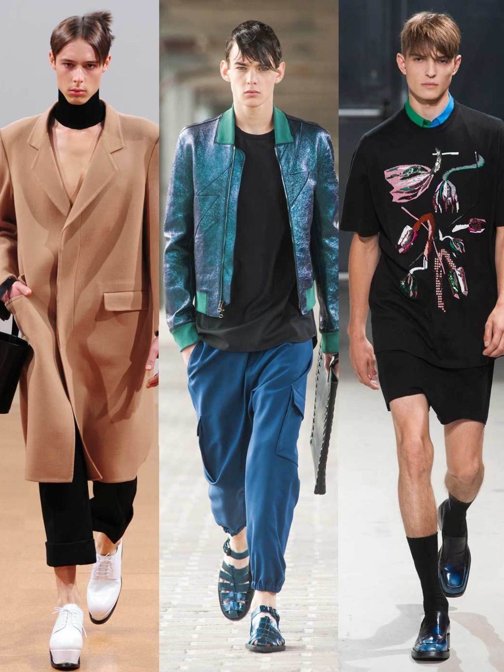 <p>Haven't had time to scroll through the men's a/w 2014 shows? We've done it for you and handpicked the looks we're stealing styling tips from. And, if a boyish wardrobe isn't for you, there's always the models to look at...</p><p><a href="http://www.ell