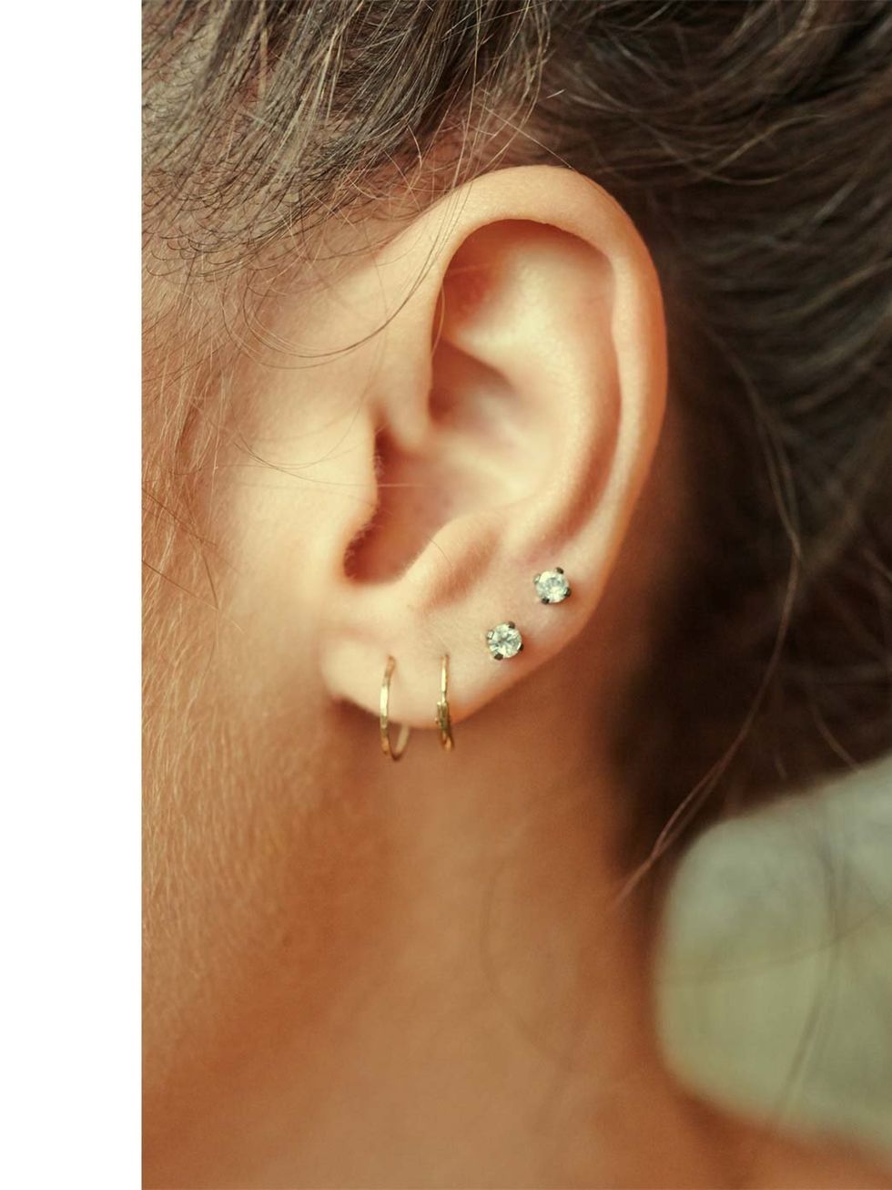 &lt;p&gt;&#039;I&#039;m in love with a shop in Brooklyn, NY called &#039;Catbird&#039; they sell the best jewelery. One of my sleepers is from Catbird, the other is from H Samuel - they actually do brilliant sleepers. I love a jeweled ear!&#039;&lt;/p&gt;