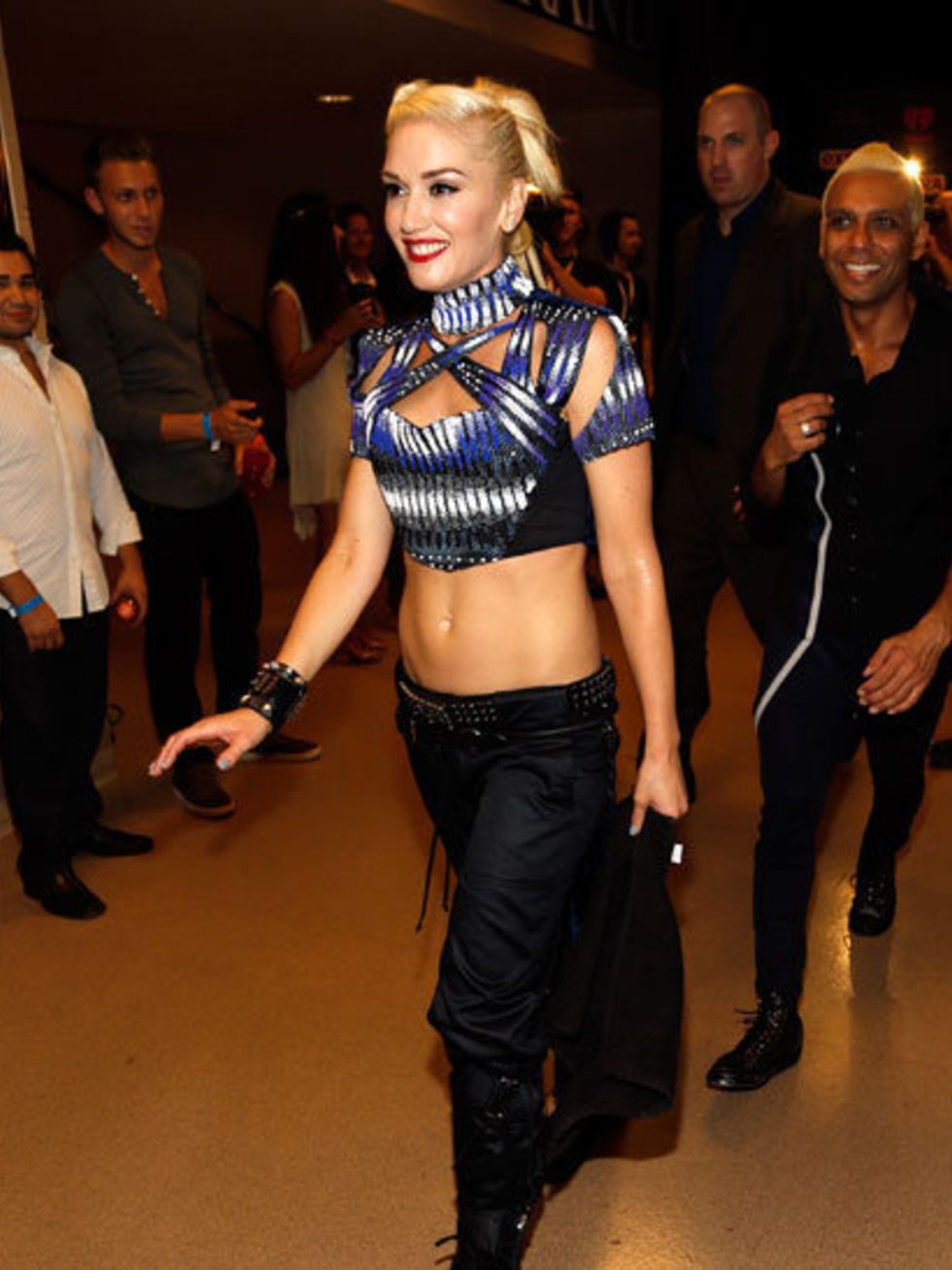 <p>Gwen Stefani wears Peter Pilotto </p>