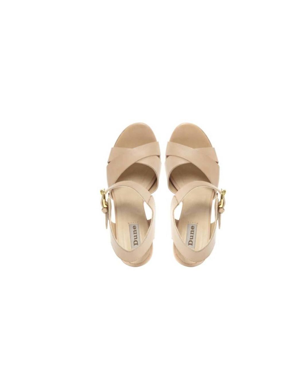 <p>I'll wear these nude leather sandals with printed trousers and a pedicure - perfect for the office and after work drinks, too.</p><p>- Charlie Gowans-Eglinton, Fashion Intern</p><p><a href="http://www.dune.co.uk/flick-two-part-block-heel-leather-sandal