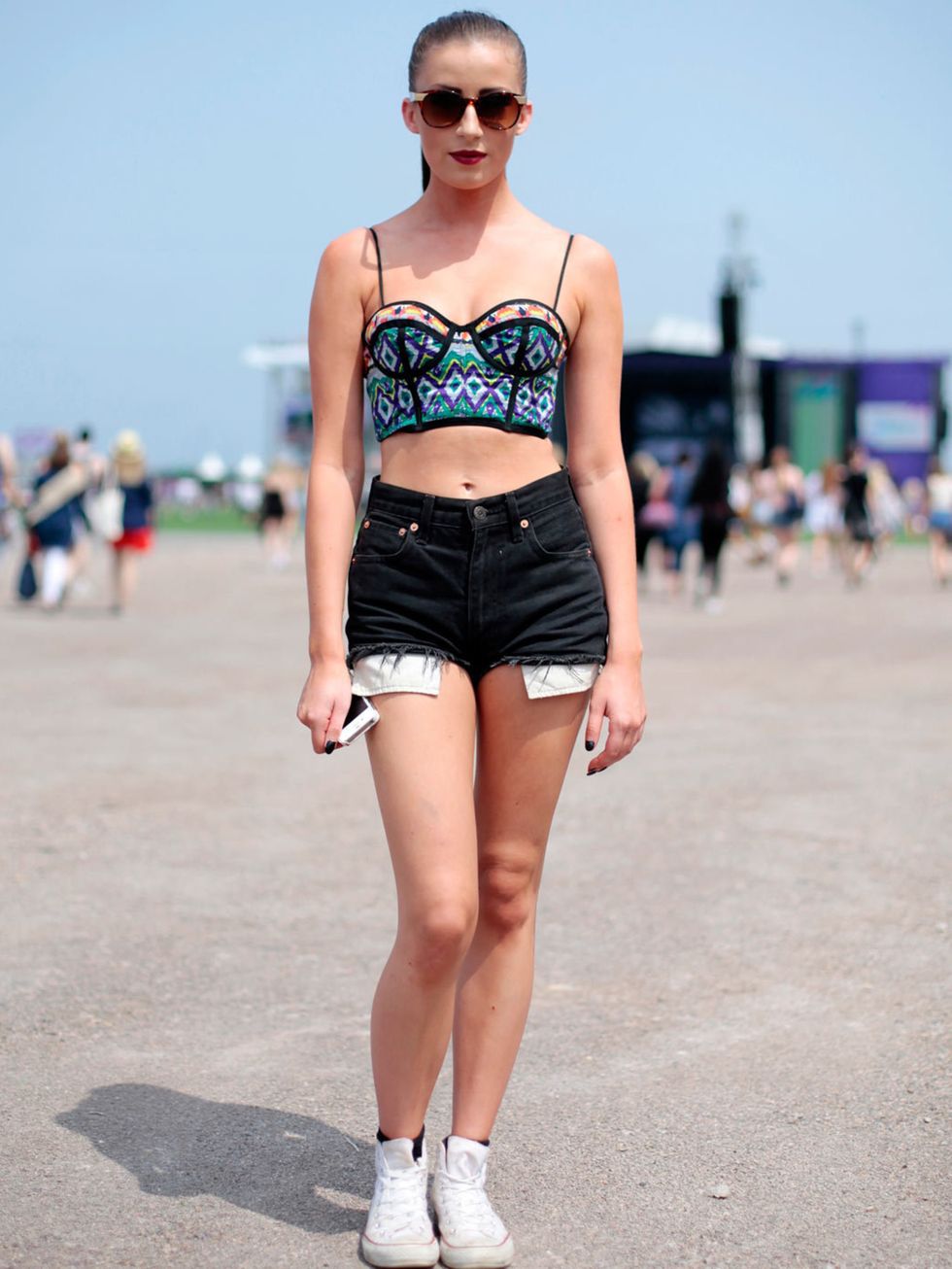 <p>Taking full advantage of the heatwave, the most stylish at Londons Wireless Festival took a less-is-more approach to dressing. The shortest of shorts, a great pair of sunglasses and a bucket load of suncream were the uniform of the weekend, paired wit