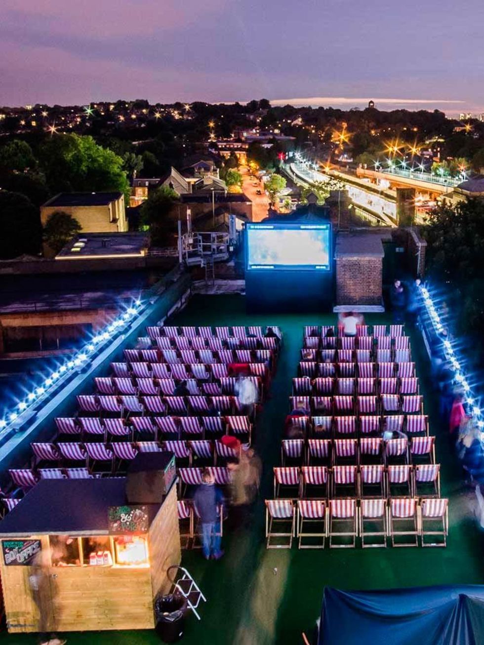 FILM: Rooftop Film Club

Here at SFTW, we do like to take a theme and run with it. So, when were not busy dancing on the top of a building, well be sprawled out watching films on one. And thanks to this al-fresco cinema pop-up, weve got a fair few buil