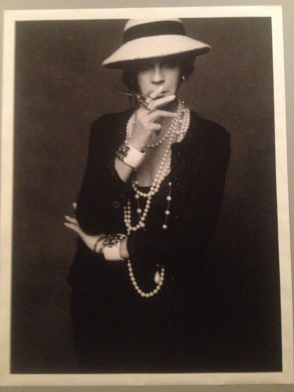 <p>Carine Roitfeld as Coco Chanel</p>