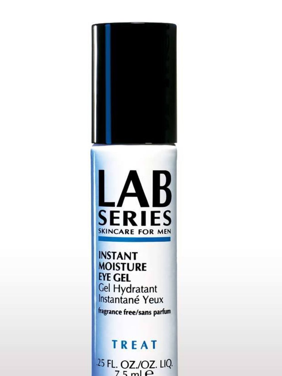 <p>For some men, eye cream is taking the grooming thing a tad too far. Hit them with a gimmick to make the transition from mans man to expert groomer that bit easier. Lab Series Instant Moisture Eye Gel, £16.50, comes with a cooling roller ball that will