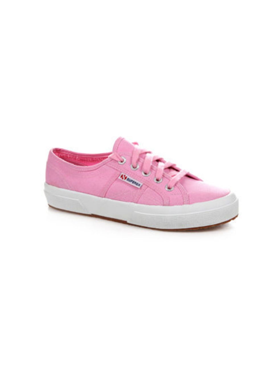 <p>The original canvas pump gets re-worked in oh-so-on-trend pink. How could we possibly resist?</p><p><a href="http://www.superga.co.uk/item/Brand_Superga2750CotuFashionTargetsBreastCancer_439_0_1038_1.html">Superga</a> pumps, £45</p>