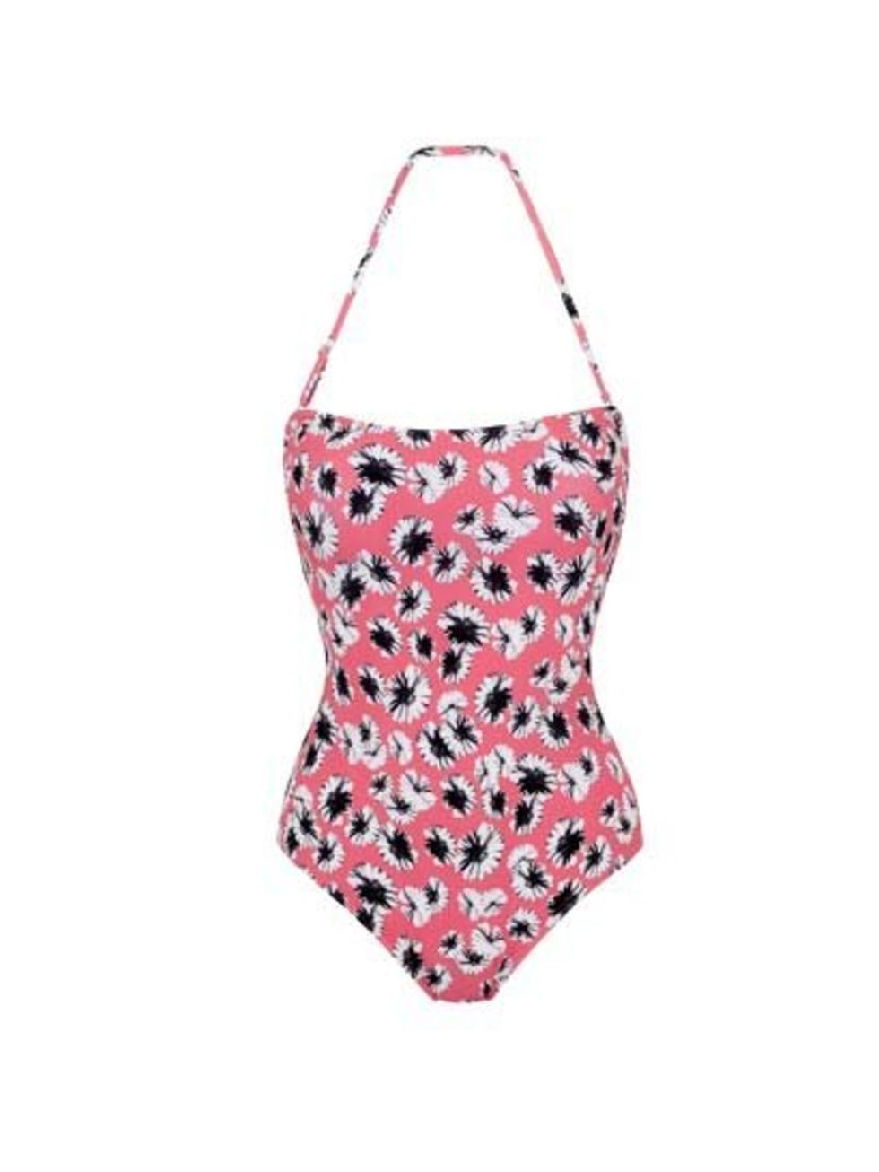<p>Nod to the 1950's this summer in a retro one-piece. Oversized shades and a wide-brimmed hat optional extras. </p><p>M&amp;S swimsuit, £35</p>