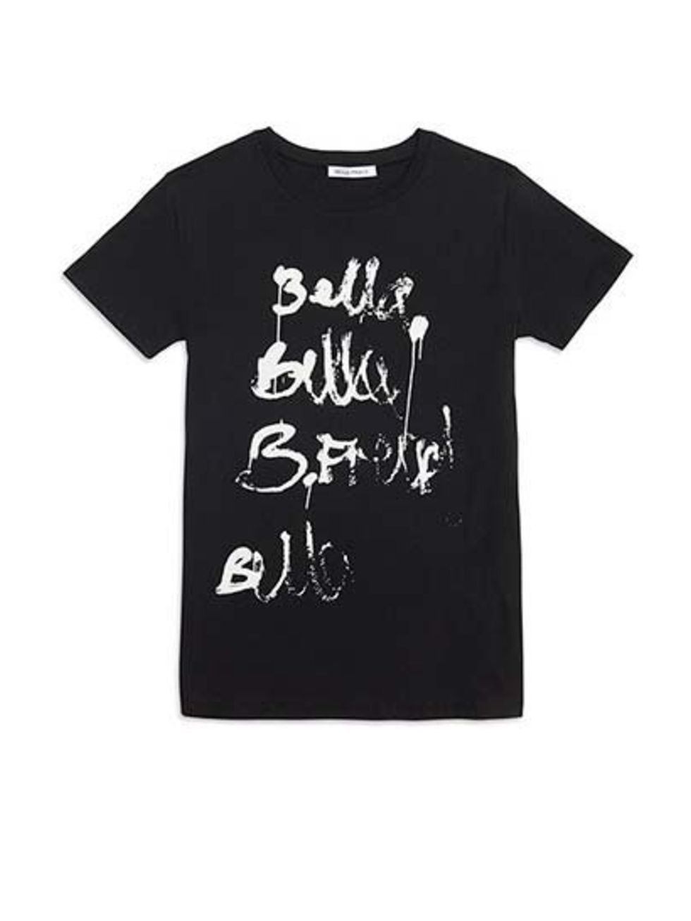 <p>Bella Bella t-shirt, £85 from <a href="http://www.bellafreud.com/bella-bella-t-shirt-black.html">Bella Freud</a>.</p>