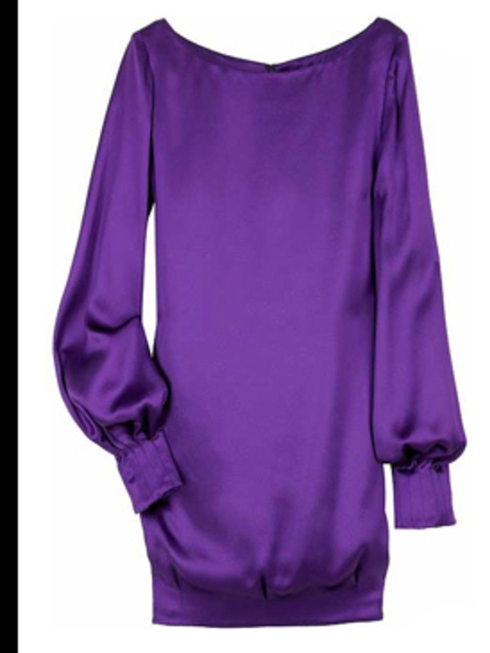 <p>Hammered silk mini dress, £575 from Alexander McQueen at <a href="http://www.net-a-porter.com/product/24031">Net-a-Porter</a>
  </p>
