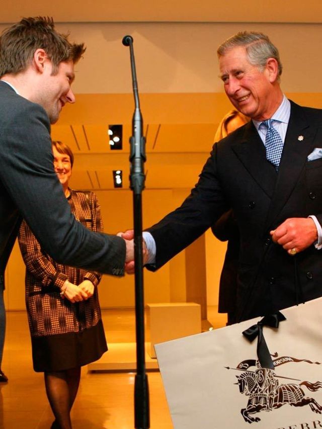<p>Today, Prince Charles visited <a href="http://www.elleuk.com/catwalk/collections/burberry-prorsum/">Burberry</a>s HQ on Londons Horseferry Road to meet its creative director <a href="http://www.elleuk.com/news/Fashion-News/christopher-bailey-is-award