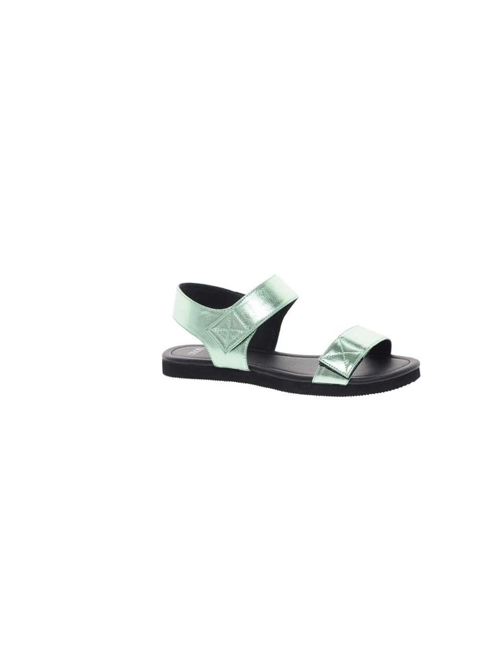 <p>The on-trend metallic finish and offbeat design put these sandals on the must-have list for Production & Bookings Assistant Melanie De La Cruz.</p><p><a href="http://www.asos.com/ASOS/ASOS-FILM-STAR-Flat-Sandals/Prod/pgeproduct.aspx?iid=2749218&cid=193