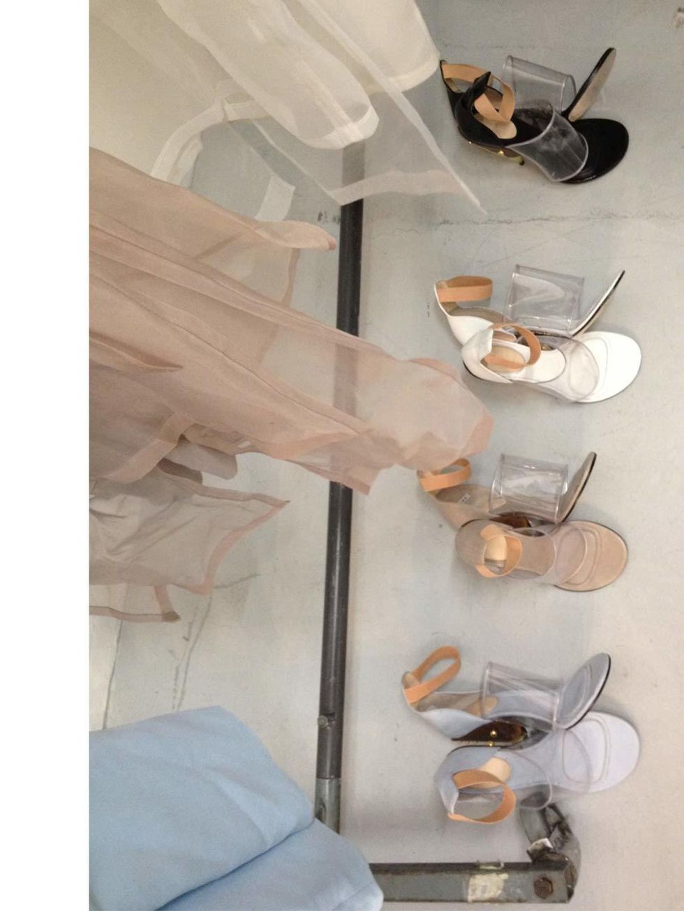 <p>The Rail...</p><p>Simple <a href="http://www.elleuk.com/elle-tv/catwalk/givenchy-spring-summer-13">Givenchy S/S</a> perfection. Floaty, ruffled, romantic and offset by those PVC leather heels that we all had to try out for safety first, of course</p>
