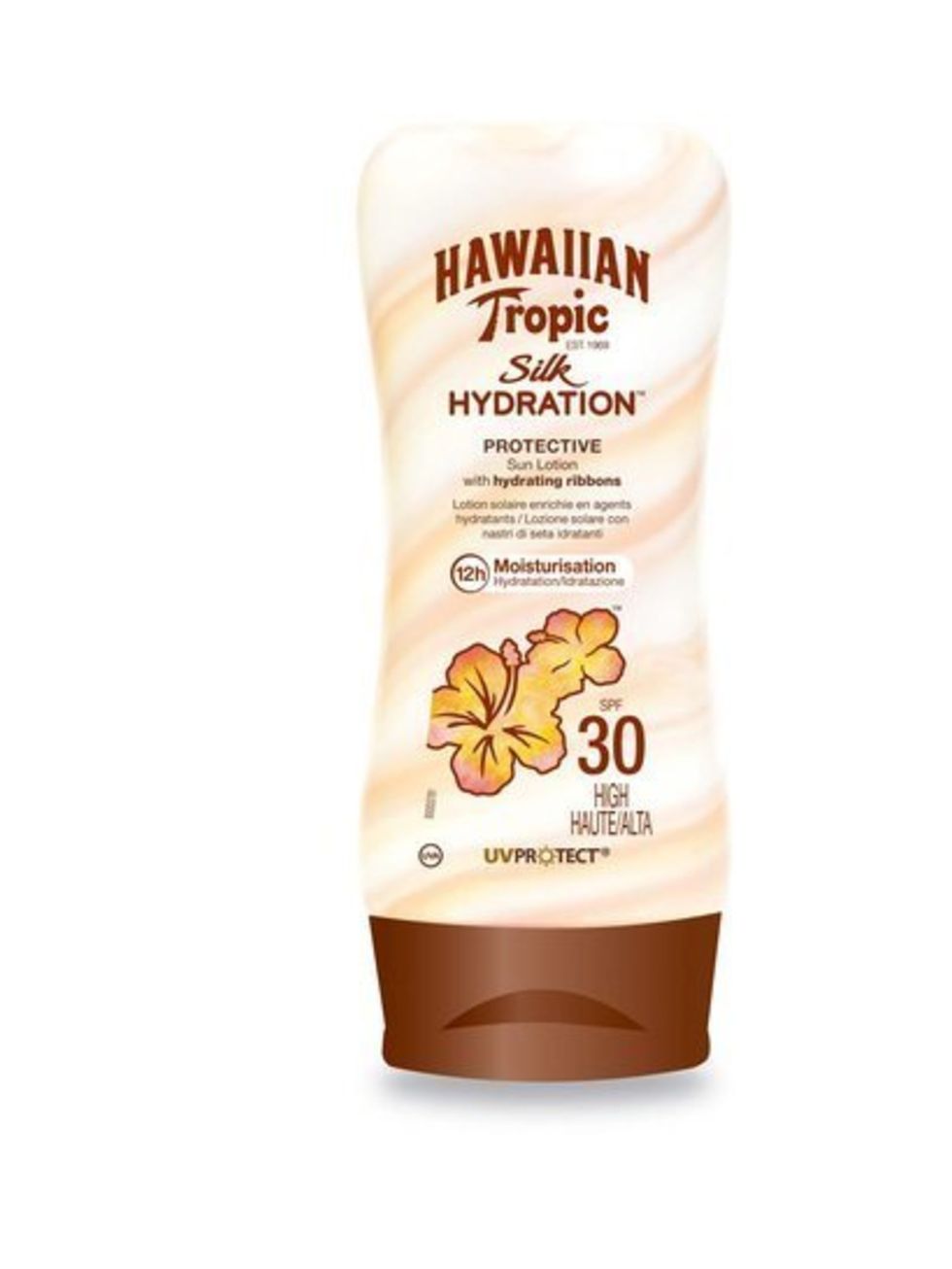 <p><a href="http://www.boots.com/en/Hawaiian-Tropic-Silk-Hydration-Protective-Sun-Lotion-SPF-30-180ml_1253312/">Hawaiian Tropic Silk Hydration Sun Lotion SPF30</a>, £14.99</p><p>We cant get enough of the smell of this SPF, which makes applying it enjoyab