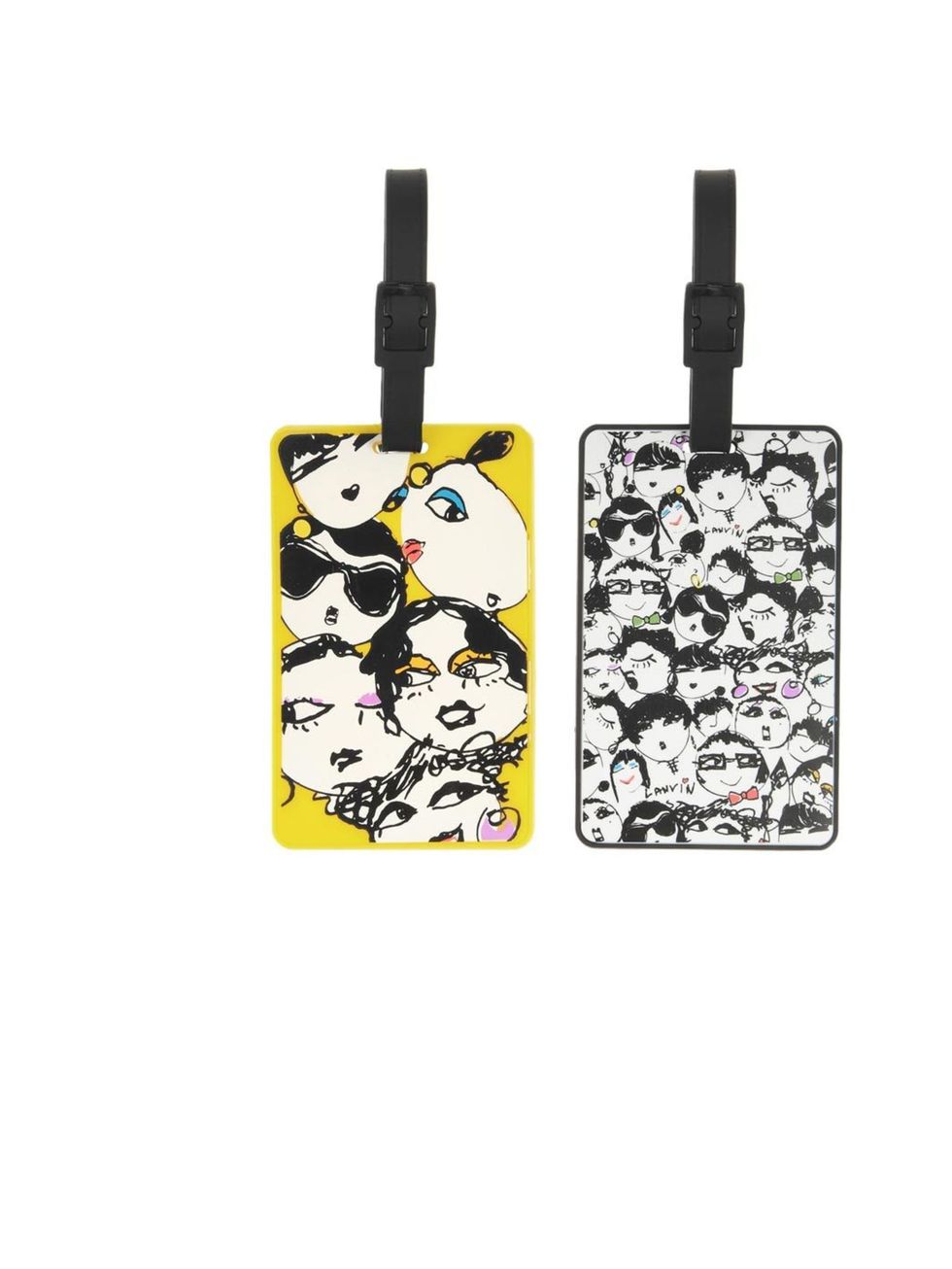 <p>It's nearby impossible to spot your suitcase from all the other hundred lookalikes passing round the conveyor belt. Make sure yours stand out in style with these Lanvin luggage tags.</p><p>Set of two printed luggage tags, £35, by Lanvin, <a href="http:
