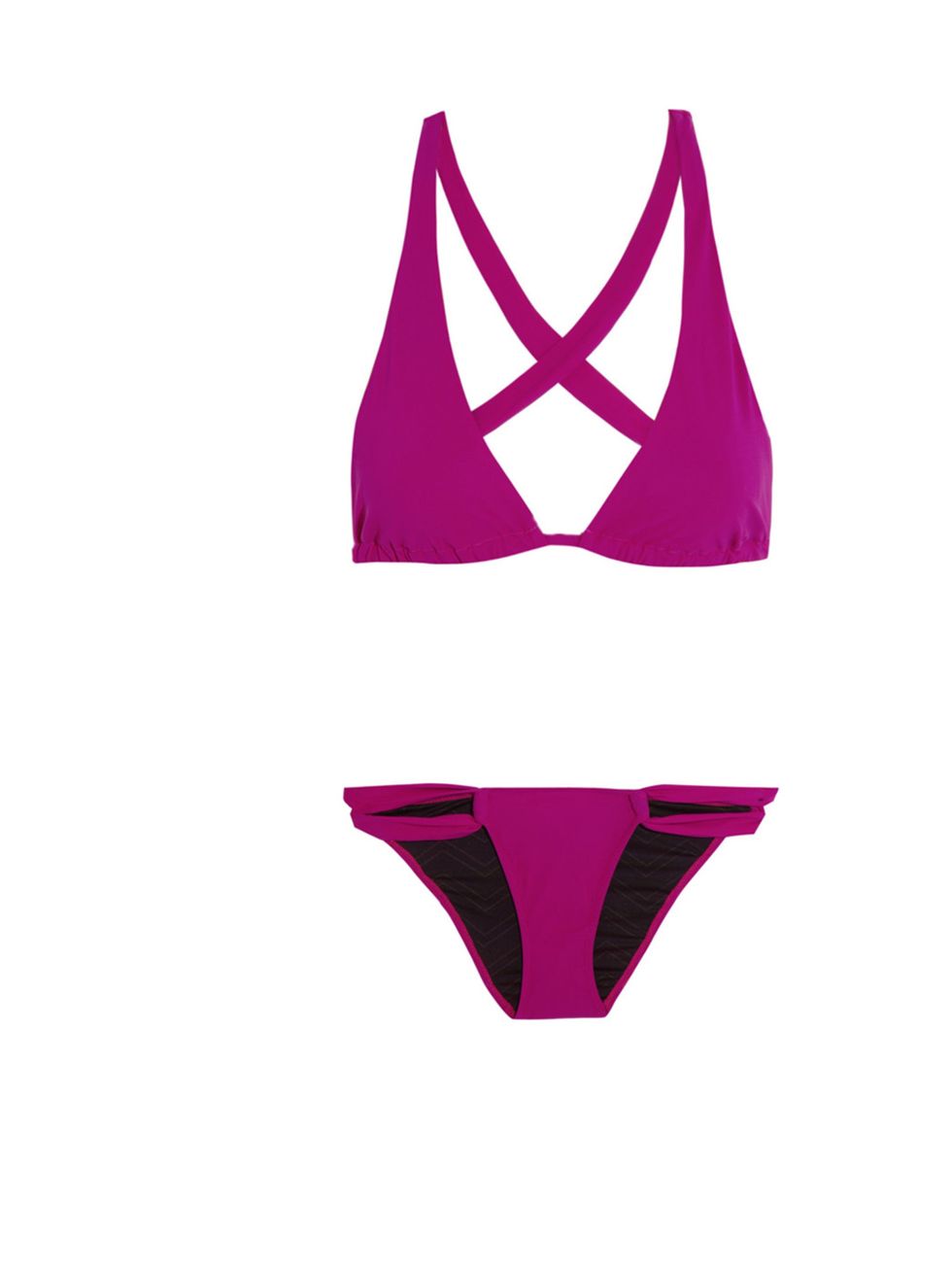 <p>The ultimate holiday staple. Every girl, of course, needs a decent bikini. Try this cross-back halterneck by Matthew Zink.</p><p>Paulina bikini, £175, by Charlie by Matthew Zink, <a href="http://www.net-a-porter.com/product/380157">Net-a-Porter</a></p>