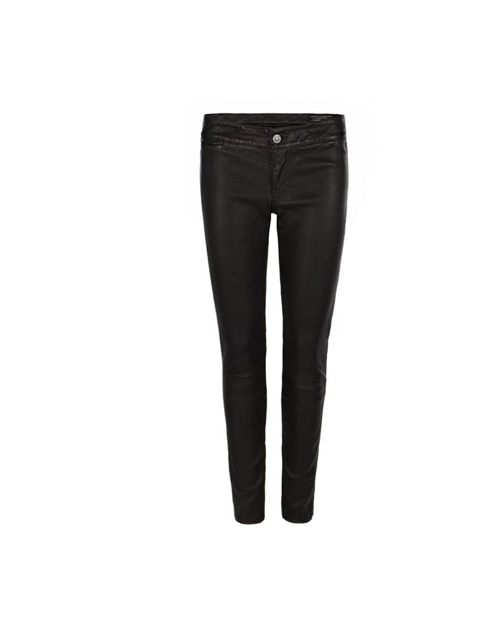 <p>All Saints 'Elben' cropped leather trousers, £395, for stockists call 0844 980 2211</p>