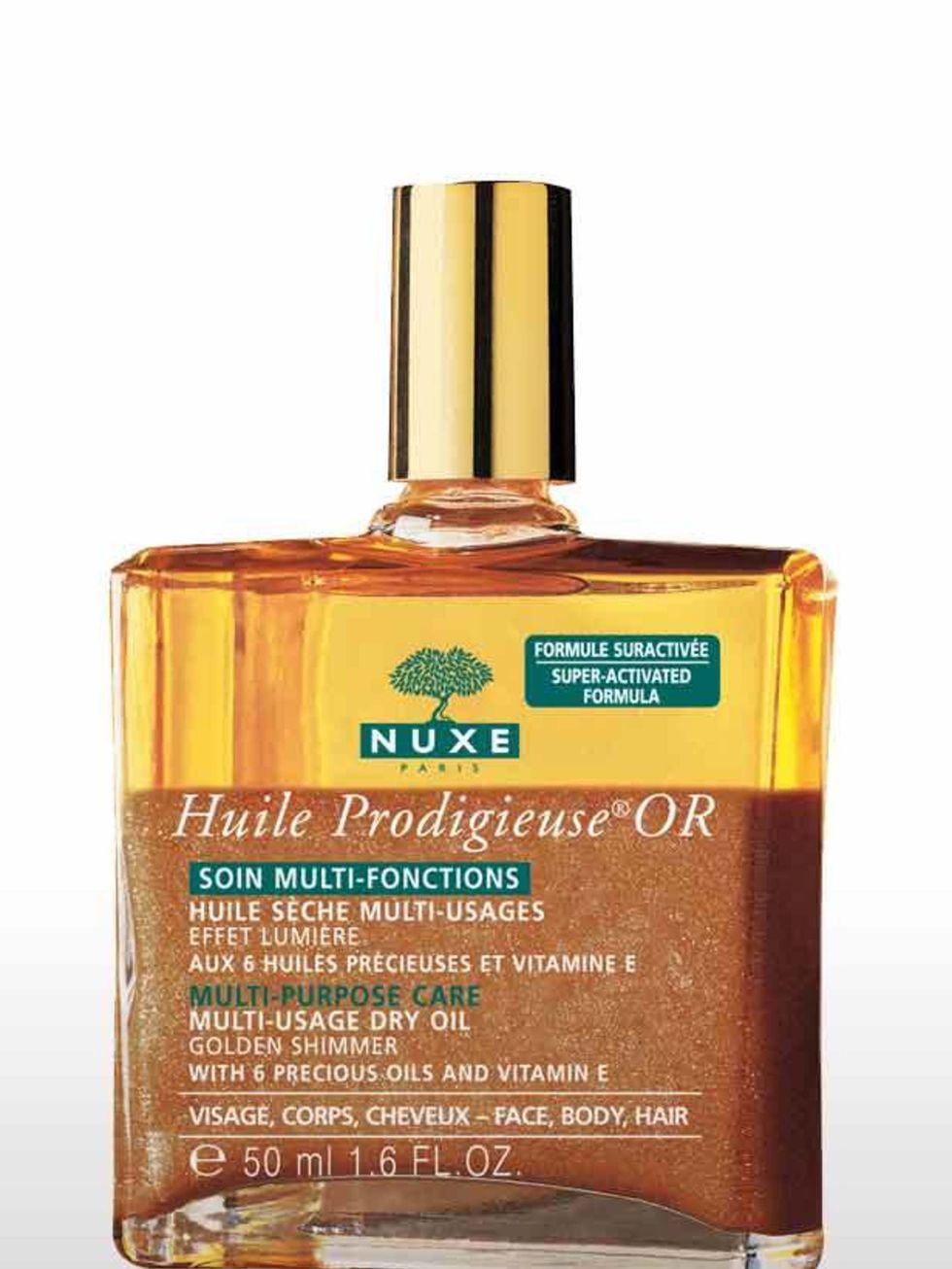 <p>This face, body and hair oil will ramp up your tan from healthy glow to luxe-glam. Use it on the fronts of your legs (to elongate), your décolletage and slicked into you hair for a sexy summer look.</p><p>Multi-usage Dry Oil Golden Shimmer, £33 by Nuxe