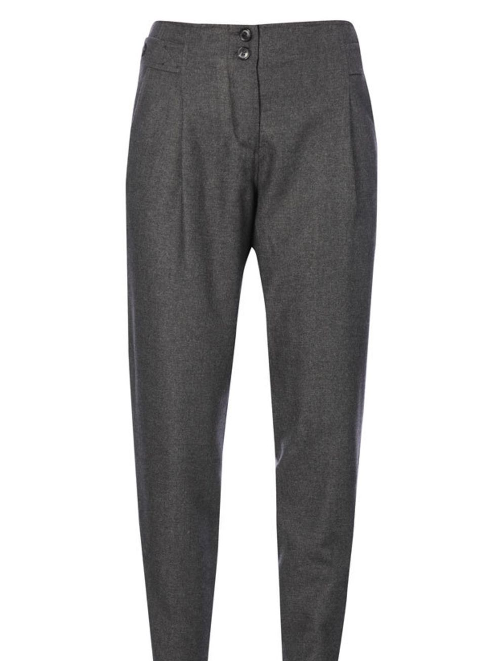 <p>French Connection wool tapered trousers, £82</p>