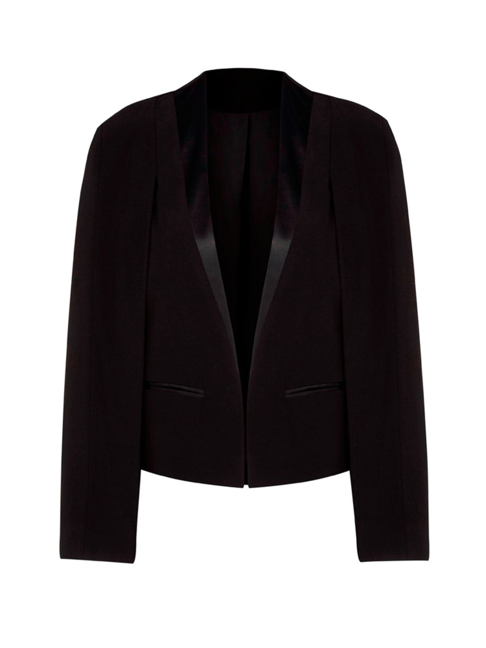 <p><a href="http://www.riverisland.com/women/coats--jackets/blazers/black-ri-studio-cropped-tuxedo-cape-jacket-674684" target="_blank">RI Studio tuxedo cape</a>, £100</p>