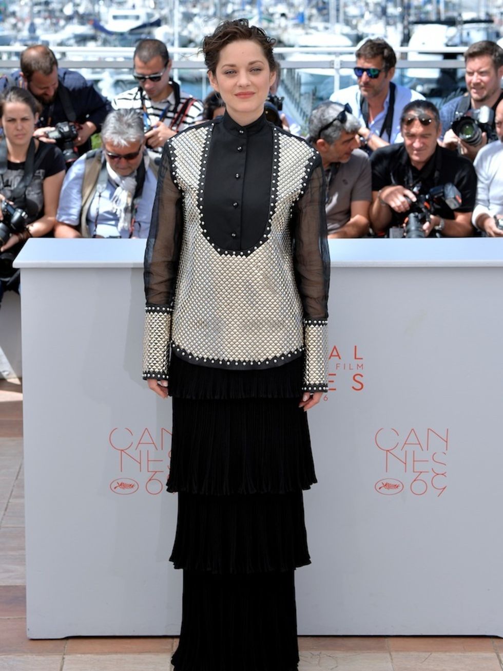 <p>Marion Cotillard attends the 'It's Only The End Of The World' Photocall during the 69th annual Cannes Film Festival</p>