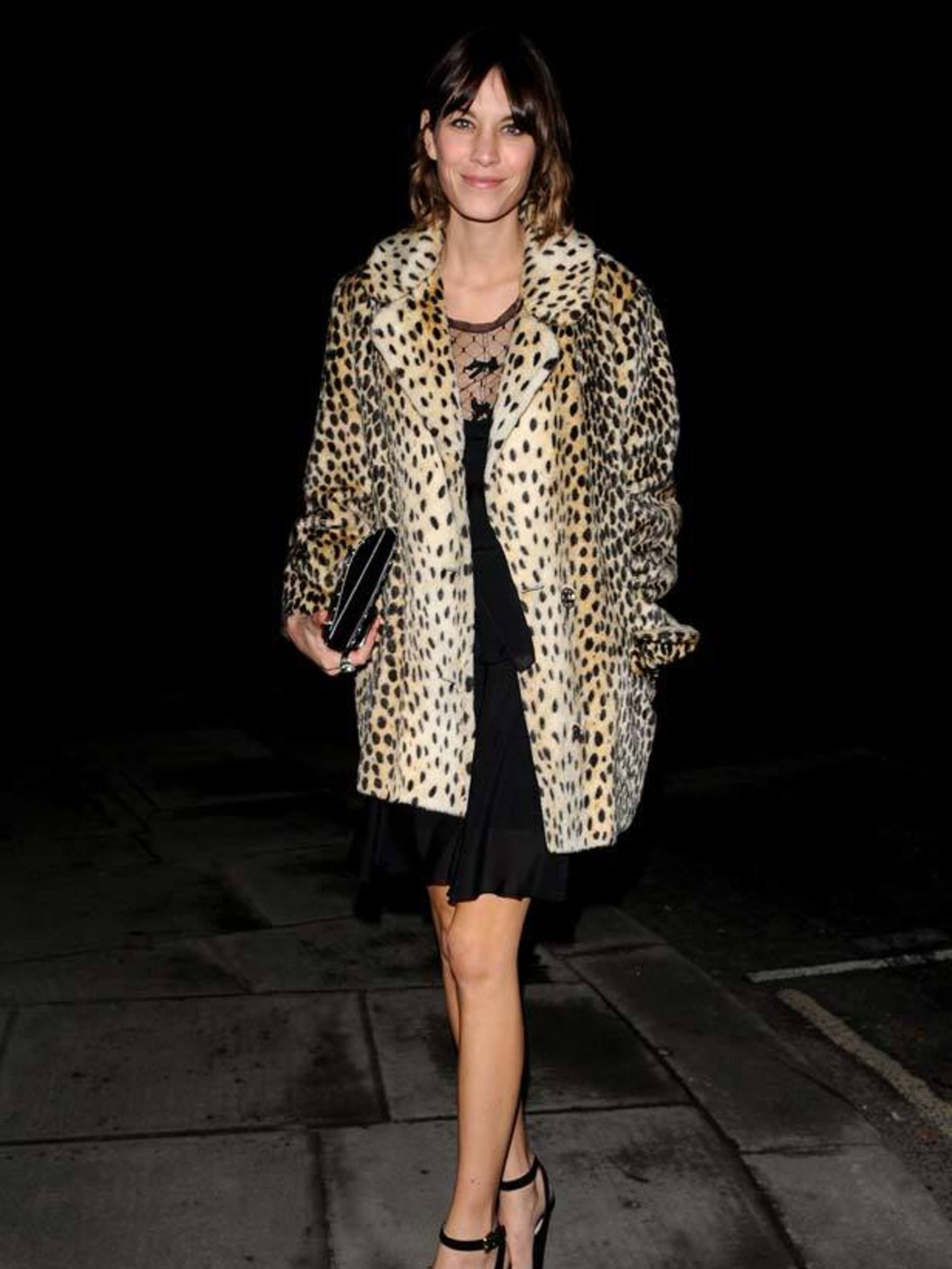 Alexa chung hotsell leopard coat