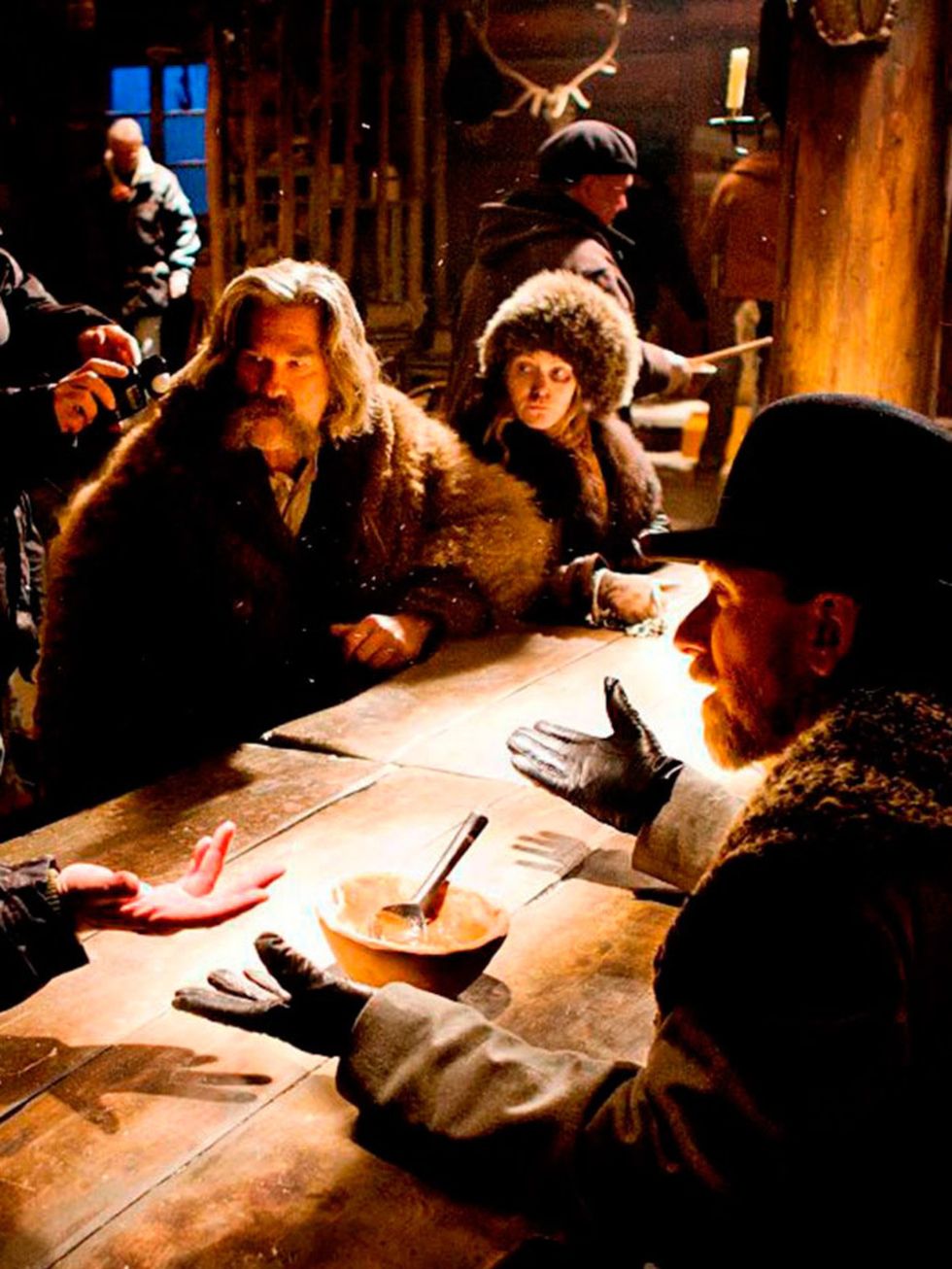 <p>FILM: The Hateful Eight</p>

<p>There are three important things to know about the new Quentin Tarantino movie: 1. Its a sweeping three-hour Western complete with outlaws, bounty hunters, sheriffs and menacing strangers  the armed and dangerous Hate