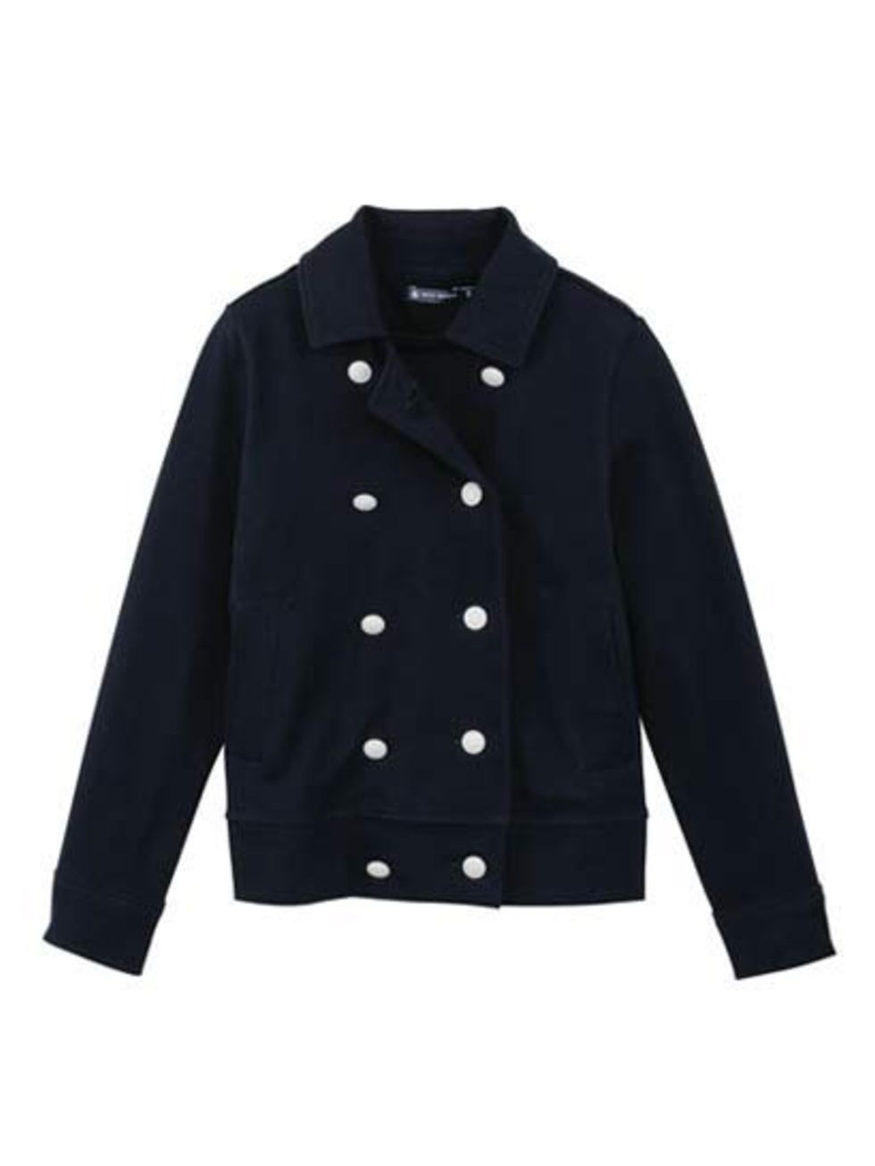 <p>With the weather on the turn, it won't be long before you can swap your heavy winter coat for a mid-weight number, like this simple pea coat.</p><p><a href="http://www.petit-bateau.co.uk/e-shop/product/35607/3P4/women-s-pea-coat-in-heavy-jersey.html">P