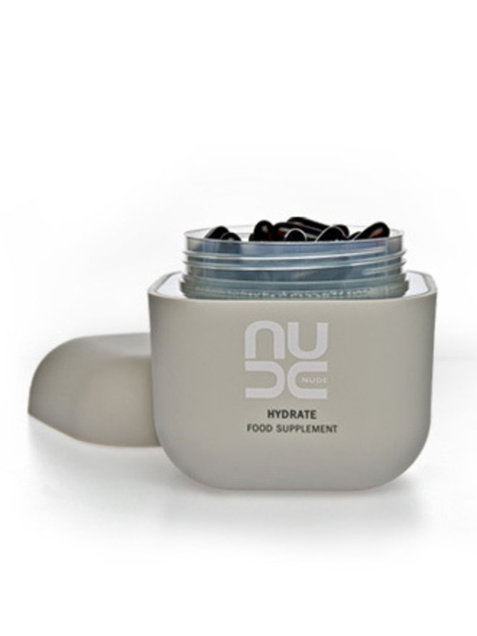 <p>Nourish your skin from the inside out. Nudes food supplements really do work. Start taking these a week or two before your trip, during and after.</p><p>Hydrate Food Supplement, £52 by <a href="http://www.nudeskincare.com/products/supplements/hydrate_