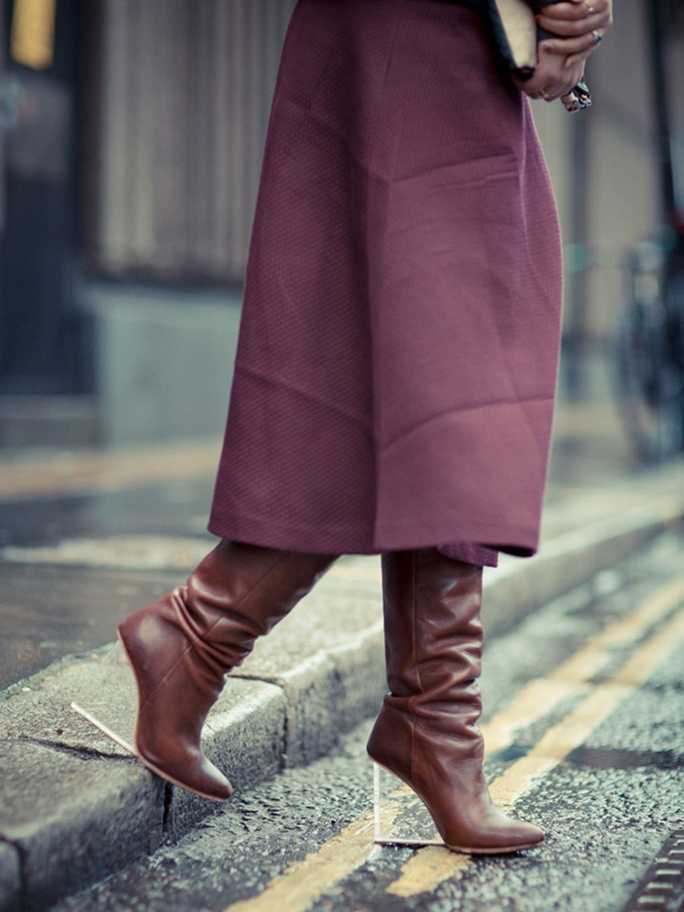 <p>Natasha Pearlman- Deputy Editor.</p>

<p>Banana Republic skirt, Maison Margiela for H&M boots.</p>