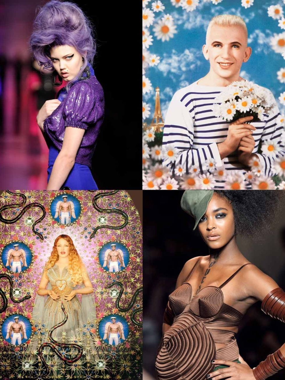 <p>The Barbican's new exhibition, The Fashion World of Jean Paul Gaultier: From the Sidewalk to the Catwalk, celebrates all things JPG. In honour of its opening this week, we take a look back at some of the designer's most memorable moments...</p><p><a hr