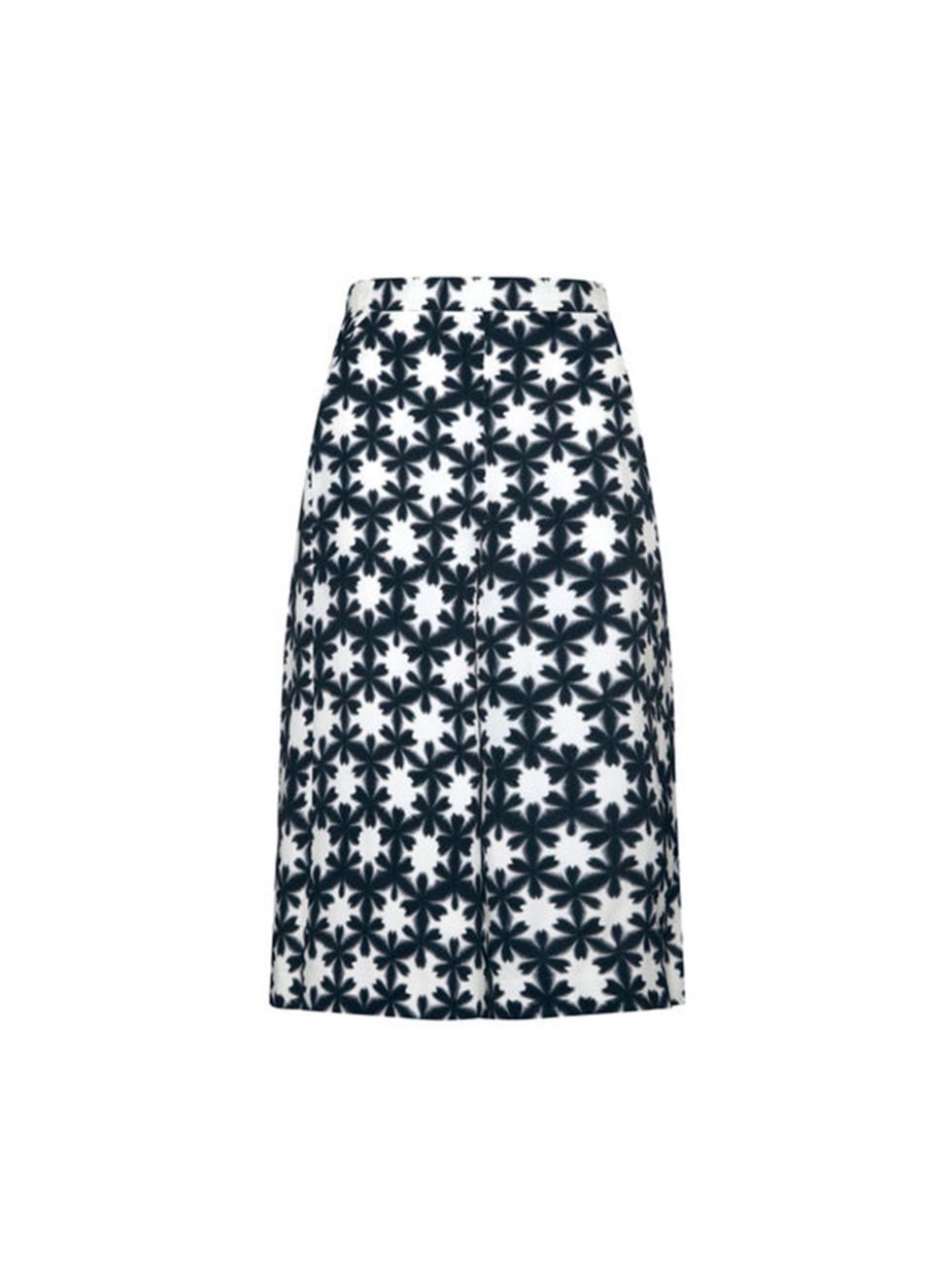 <p>Boyish cut and girlie prints for Senior Fashion Editor Michelle Duguid. </p>

<p><a href="http://www.whistles.com/women/clothing/trousers/sekka-floral-culottes-19618.html?dwvar_sekka-floral-culottes-19618_color=Black%20and%20White#start=1" target="_bla