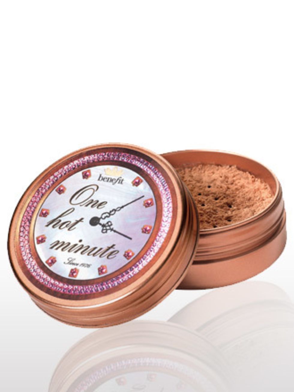 <p>This subtle, winter bronzer is ideal for creating an all over glow on darker skin tones or for adding a hint of uplifting colour to pale winter complexions. </p><p>One Hot Minute, £23.50 by Benefit</p>