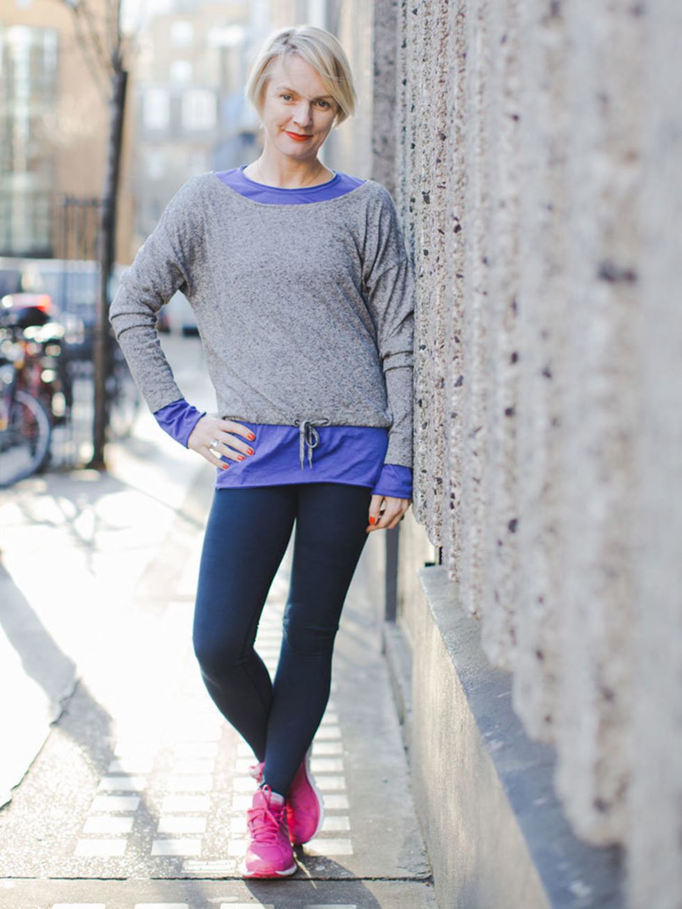 <p><a href="http://www.sweatybetty.com/clothes/tops/long-sleeved-tops/stonemarl-chitta-l/s-yog-top/" target="_blank">Chitta</a> yoga top, £60</p>

<p><a href="http://www.sweatybetty.com/" target="_blank">Yoga superfine tee</a>, £50</p>

<p><a href="http:/