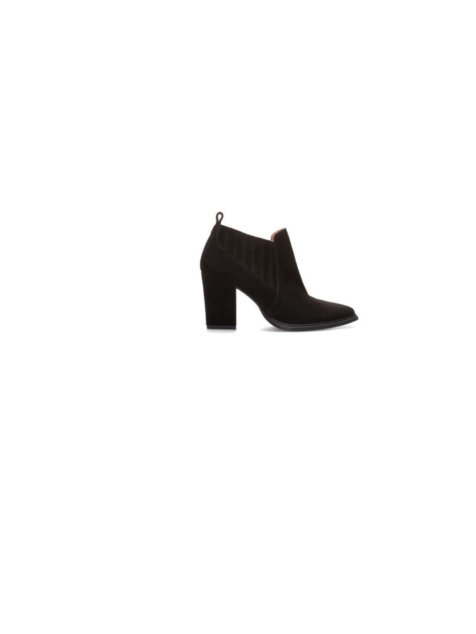<p>Ankle boots are to autumn what sandals are to summer. Get your kicks with a block heeled pair, <a href="http://www.zara.com/uk/en/woman/shoes/basic-heel-ankle-boot-c269191p1376029.html">Zara</a> boots, £59.99</p>