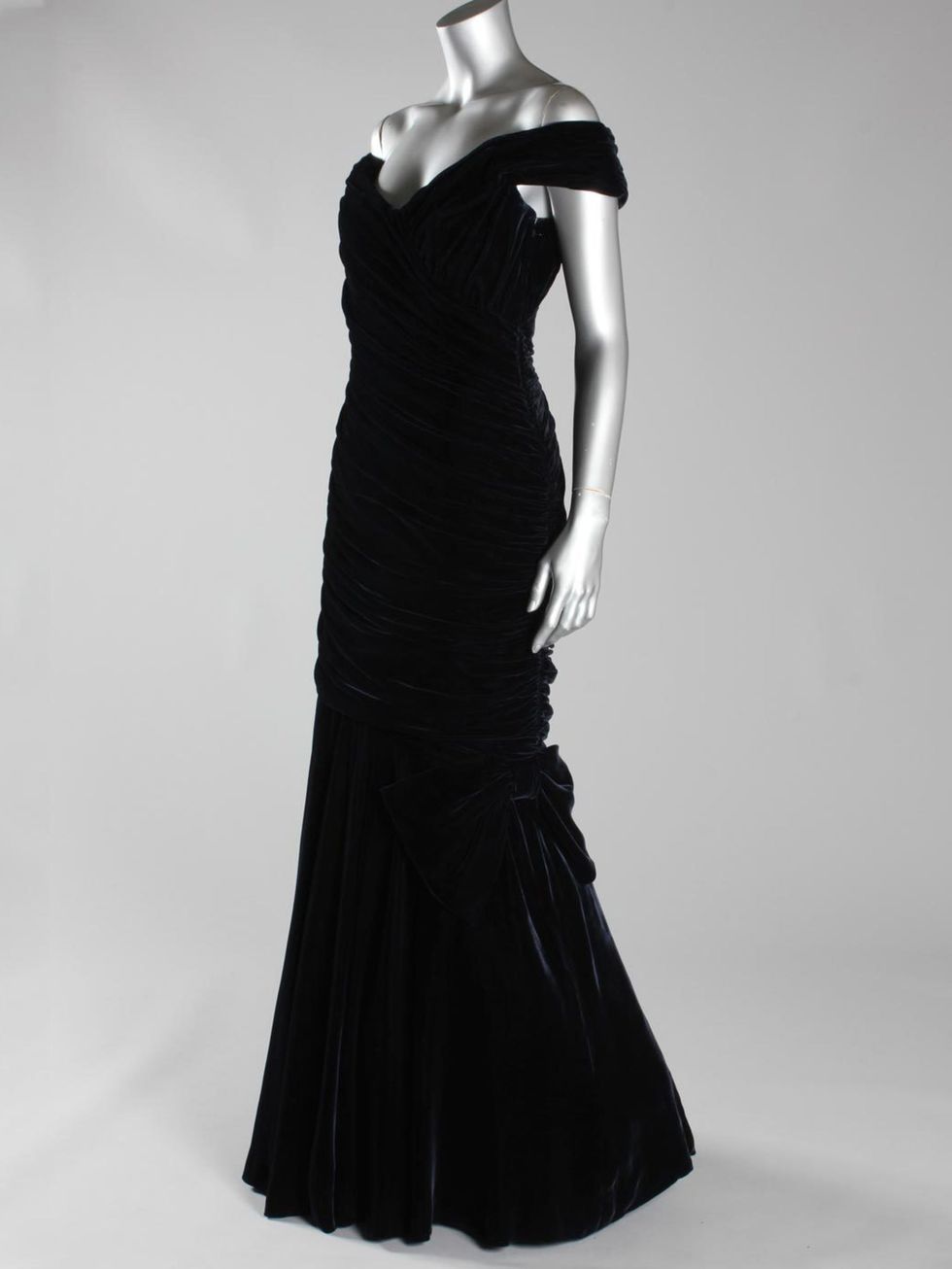 <p>The famous Victor Edelstein gown worn by Princess Diana at the White House dinner</p>