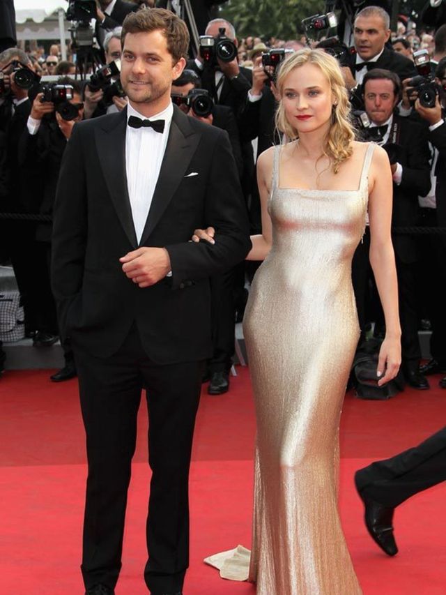 <p>Diane Kruger and Joshua Jackson at Cannes</p>