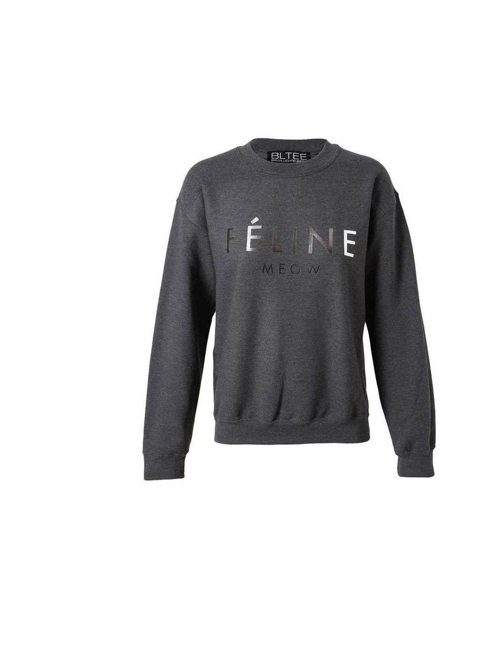 <p>Brian Lichtenberg 'Feline' sweatshirt, £100 at <a href="http://www.brownsfashion.com/product/031G22650007/080/charcoal-cotton-39feline39-sweatshirt">Browns </a></p>